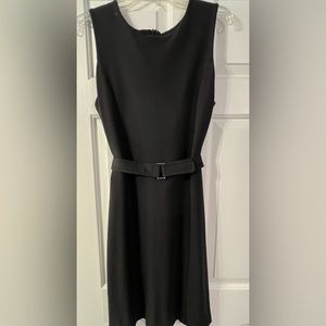 Loft Sleeveless dress with detachable belt. Size 10